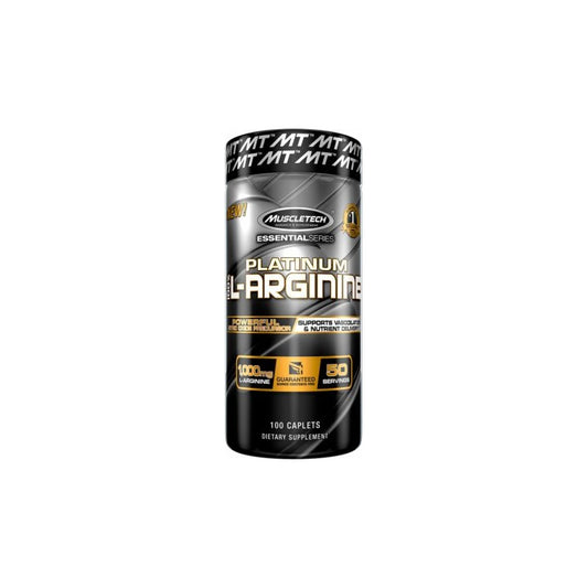 MUSCLETECH Platinum 100% L-arginin 100 kapslar