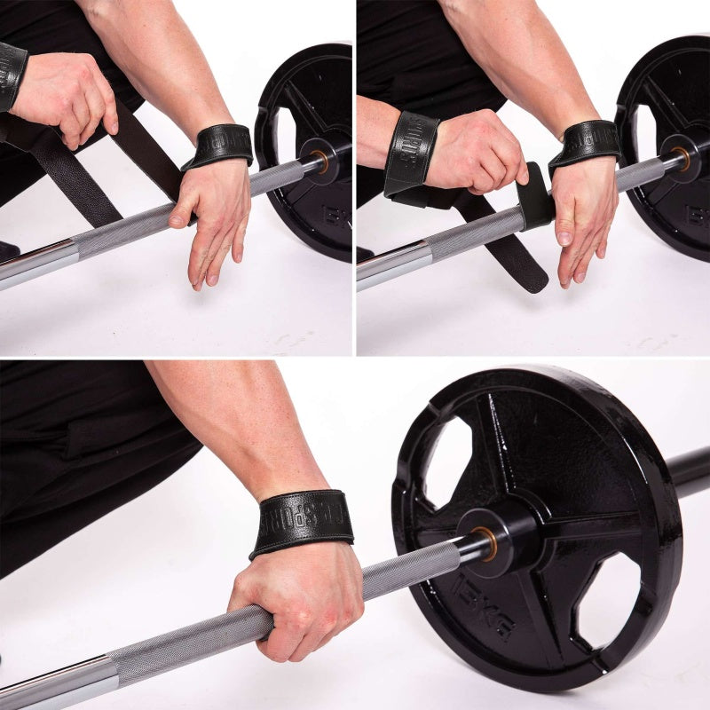CP SPORTS Premium nahaga tõsterihmad (T12-5) Must
