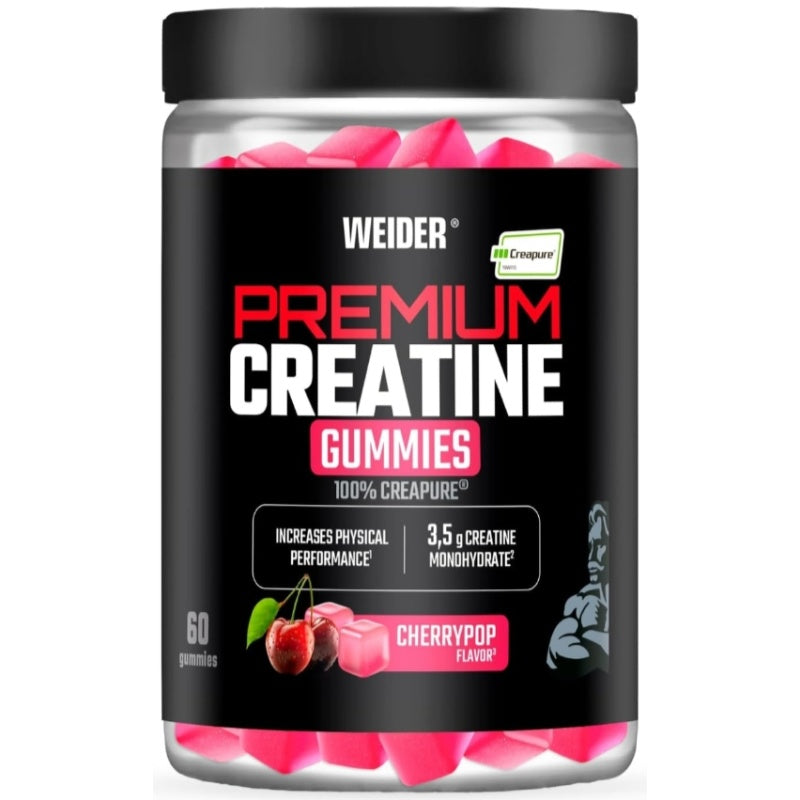 WEIDER Premium Creatine Creapure 60 gummies Cherrypop