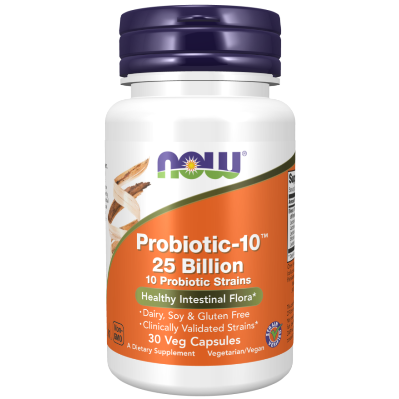 NOW FOODS Probiotic-10, 25 Billion - 30vcaps