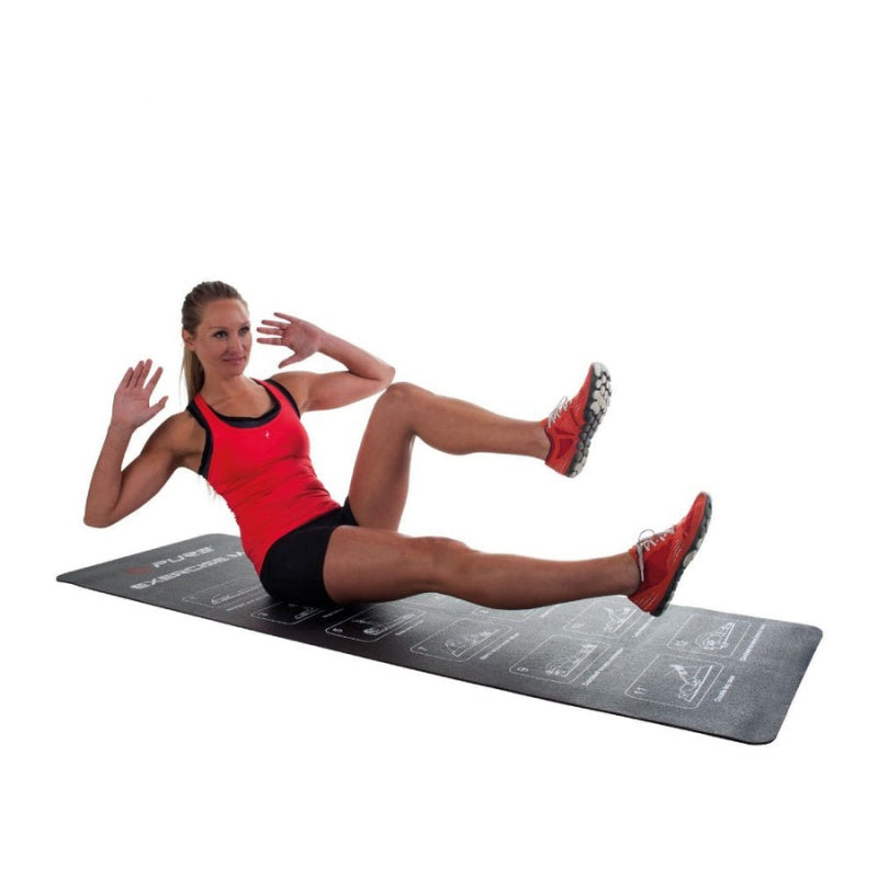 PURE 2Improve Exercise mat 182x61x0.4cm Black