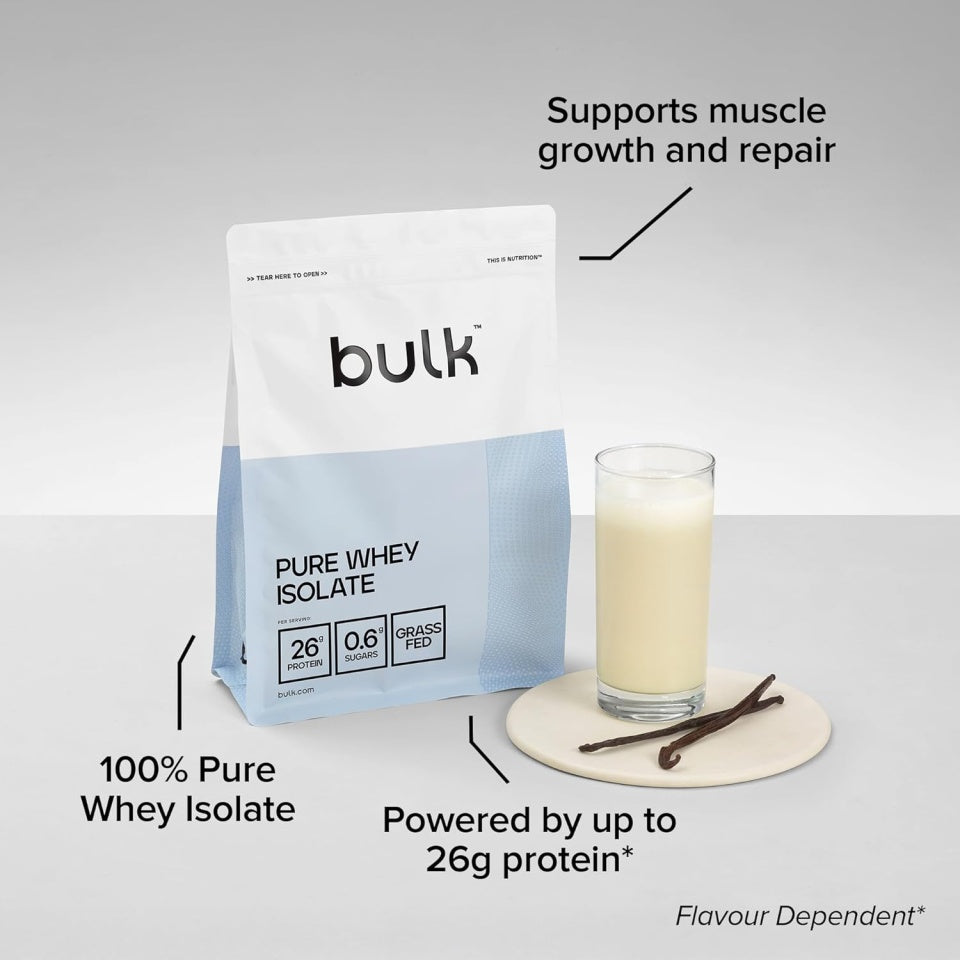 Bulk Pure Whey Protein Isolate 900g / 1000g