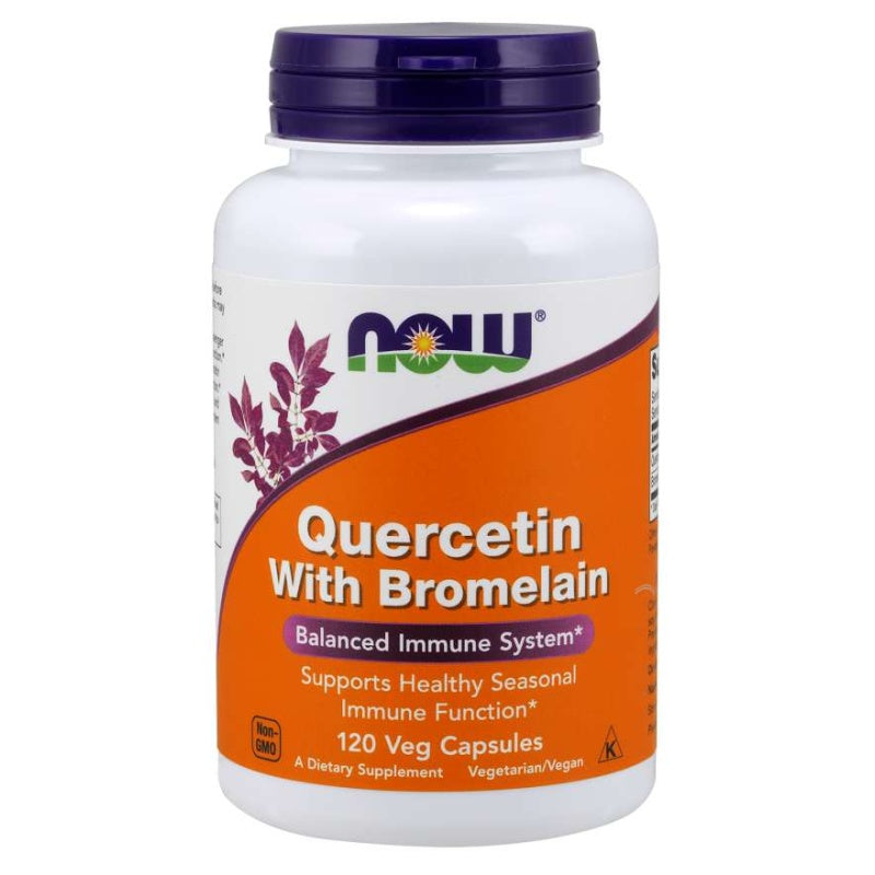 NOW FOODS Quercetin with Bromelain - 120 vcaps