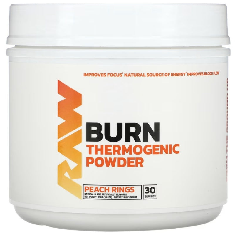 Raw Nutrition(CBUM) Burn 516g Peach Rings