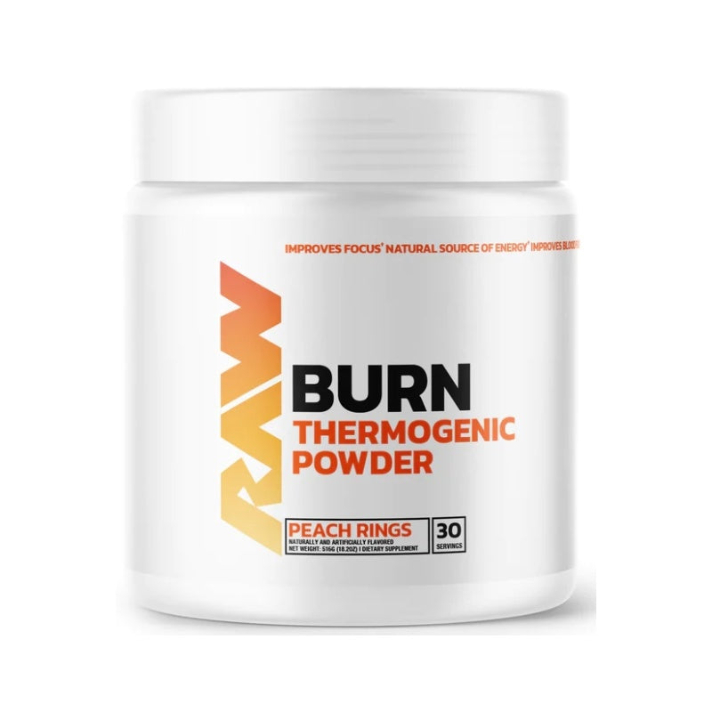 Raw Nutrition(CBUM) Burn 516g Peach Rings