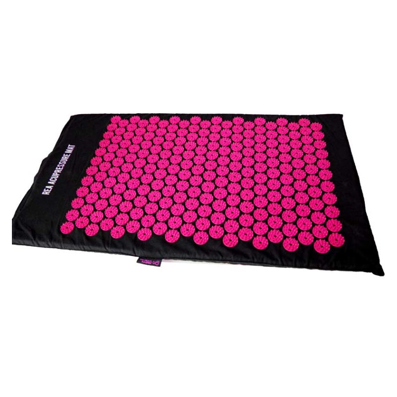 REA Acupressure mat Roosa/must (akupunurimatt + padi + kott)