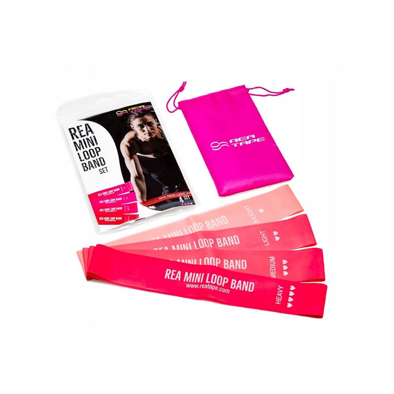 REA Mini Loop Band Set (set of 4) Pink