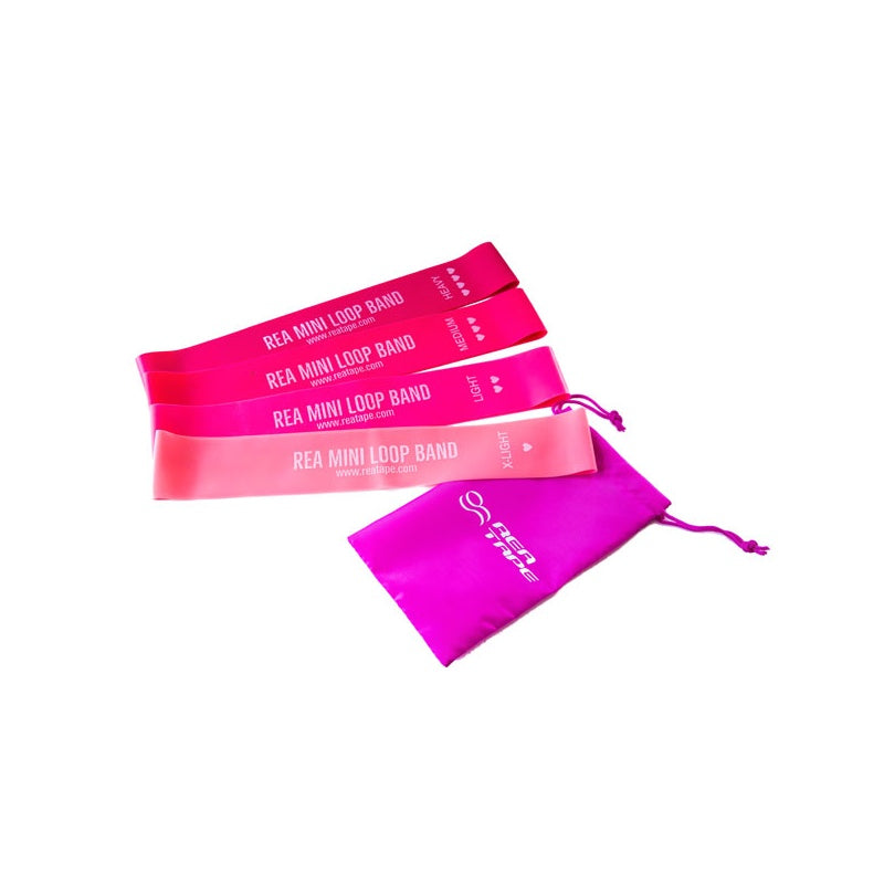UDSALG Mini Loop Band sæt (sæt med 4) Pink
