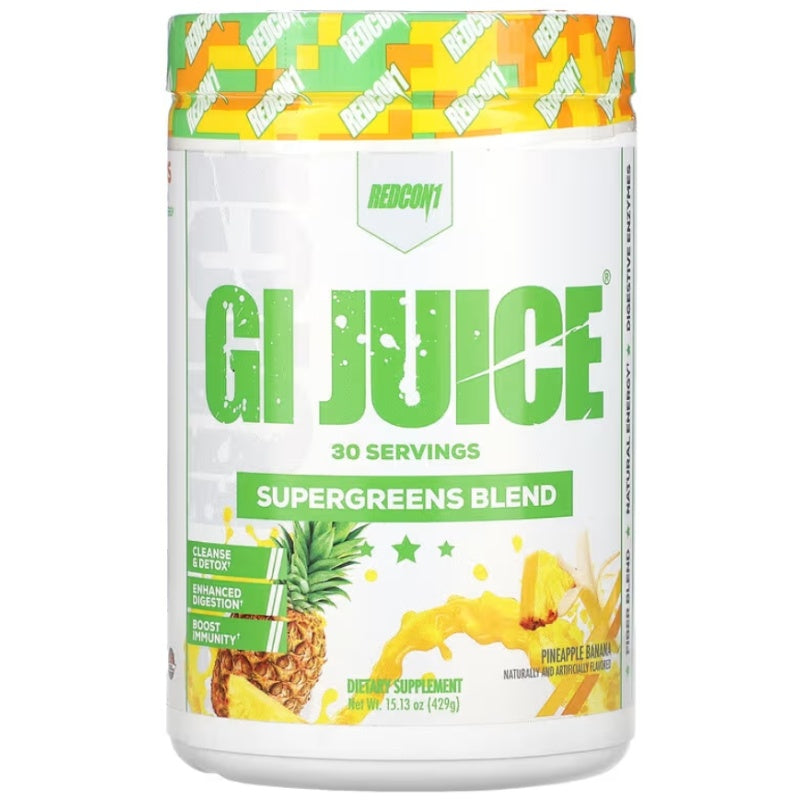 REDCON1 GI Juice Supergreens Blend 30servings Pineapple Banana