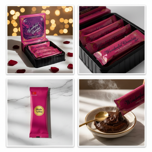 Växtbaserad Chokladpasta med Royal Honey Pack för Energi & Välmående för kvinnor