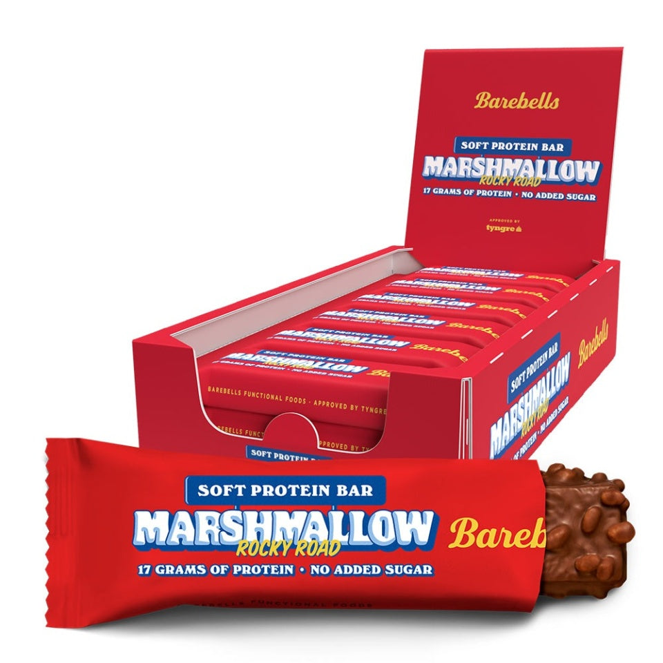BAREBELLS Soft Protein Bar 12 X 55g Salty Caramel Crunch