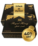 Royal Honey 2-pack vip lådor, 24 stycken, 40% rabatt, svart och guld förpackning