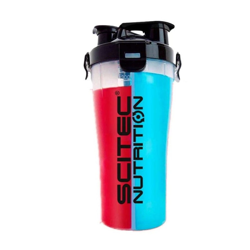 SCITEC Plast Dual shaker 700 ml (2x350 ml)