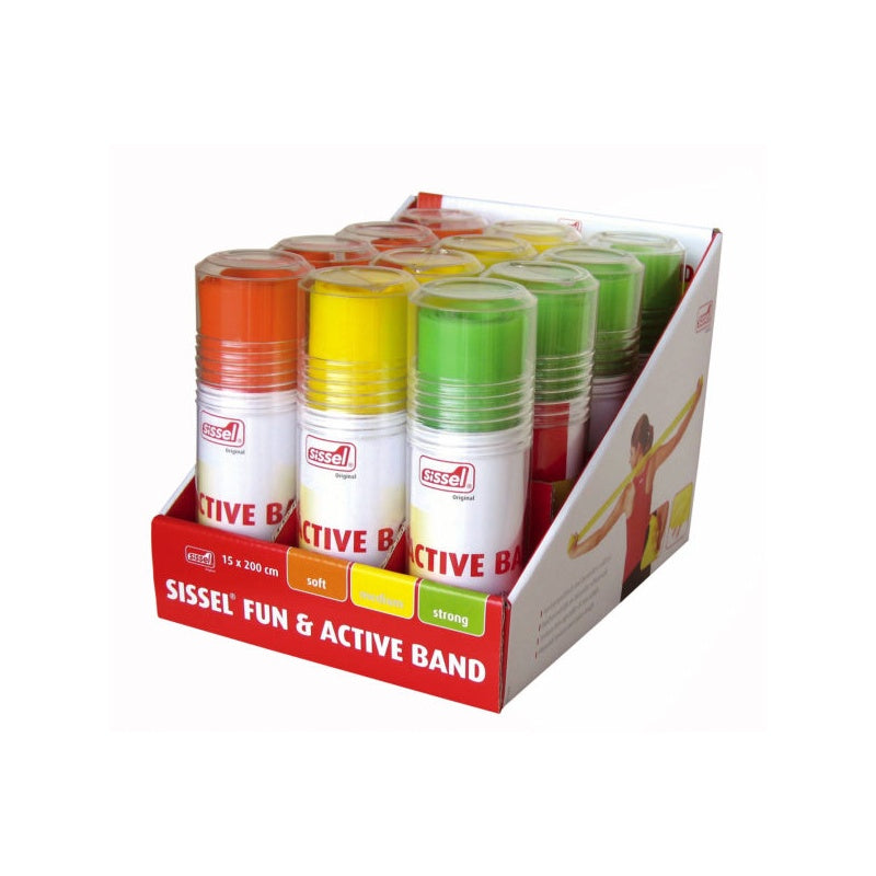 SISSEL Fun & Active Band GREEN (strong) 15cm x 2m