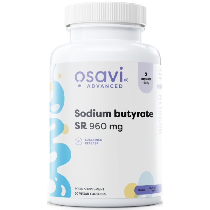 OSAVI Sodium butyrate SR 960mg - 60 veganske kapsler