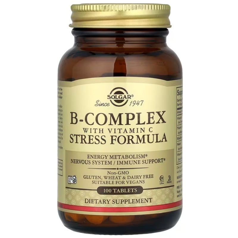 SOLGAR B-Complex with Vitamin C 100tab