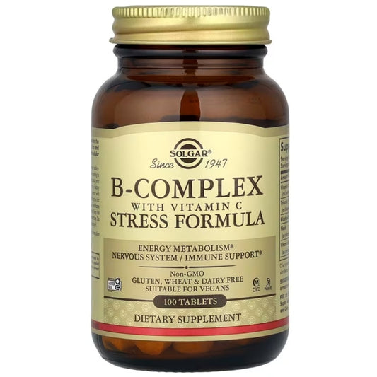 SOLGAR B-Complex med Vitamin C 100tab