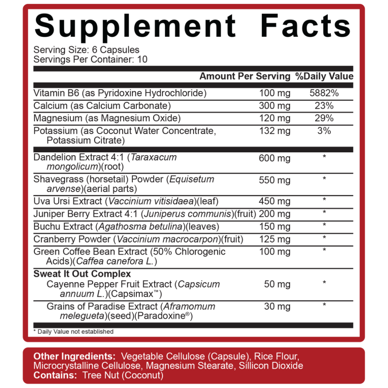 5% NUTRITION Stage Ready Diuretic 60caps