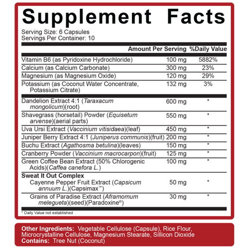 5% NUTRITION Stage Ready Diuretic 60caps