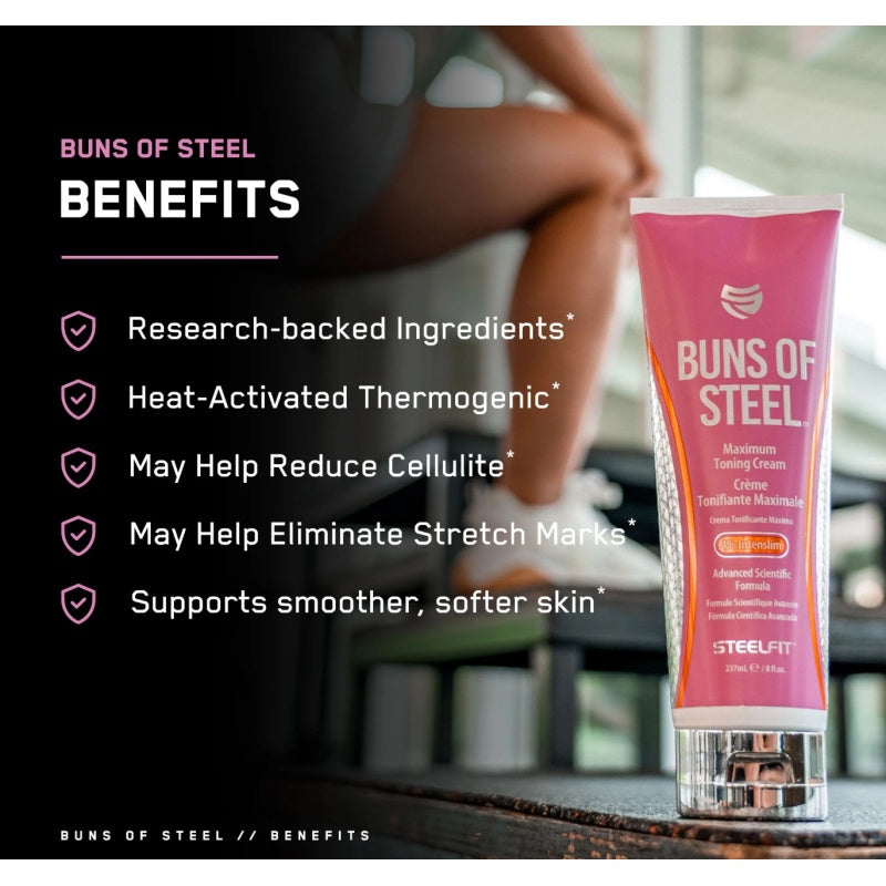 STEELFIT Buns of Steel®(Cellulite Reduction Cream) 100 ml