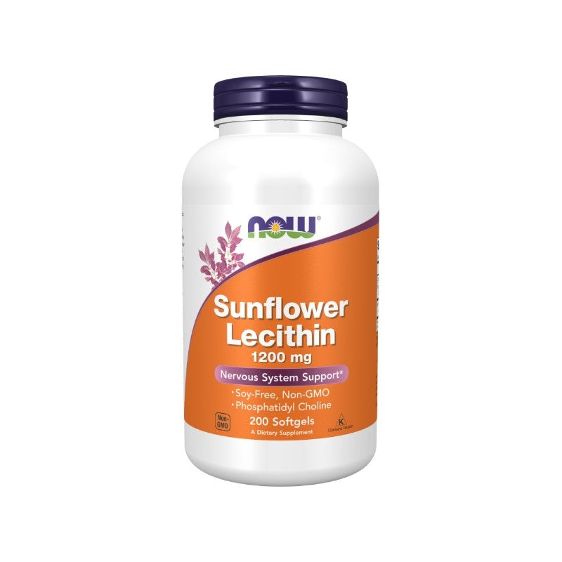 NOW FOODS Solsikkelecithin 1200mg - 200 softgels