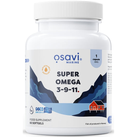 OSAVI Super Omega 3-9-11 - 60 softgels