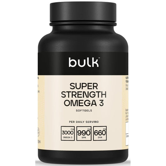 Bulk Super Strength Omega 3 (330 mg EPA) - 90 Softgels