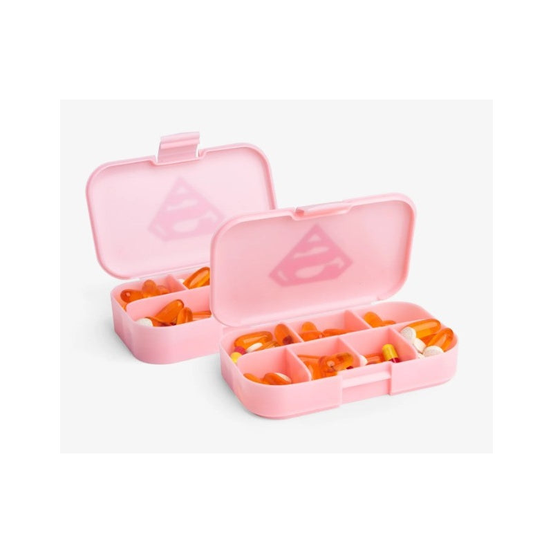 SMARTSHAKE Pill Box Organizer Supergirl