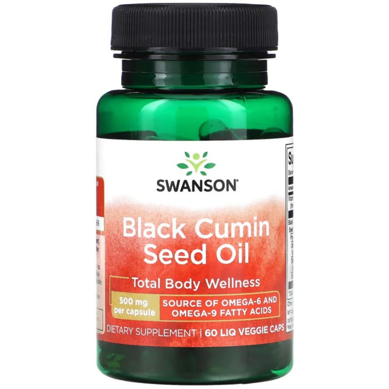 SWANSON Black Cumin Seed Oil 500mg - 60 liquid vcaps