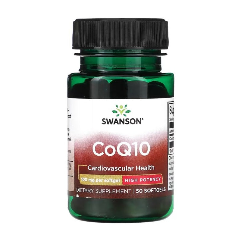 SWANSON CoQ10, 100mg - 50softgels (Koensüüm)