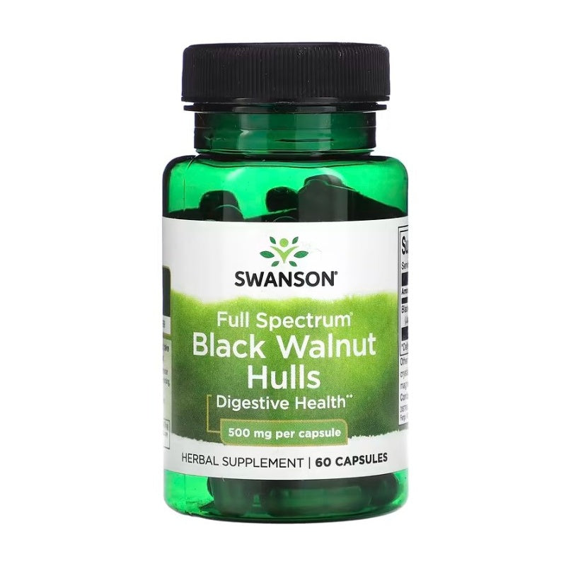 SWANSON Black Walnut Hulls 500mg - 60 caps