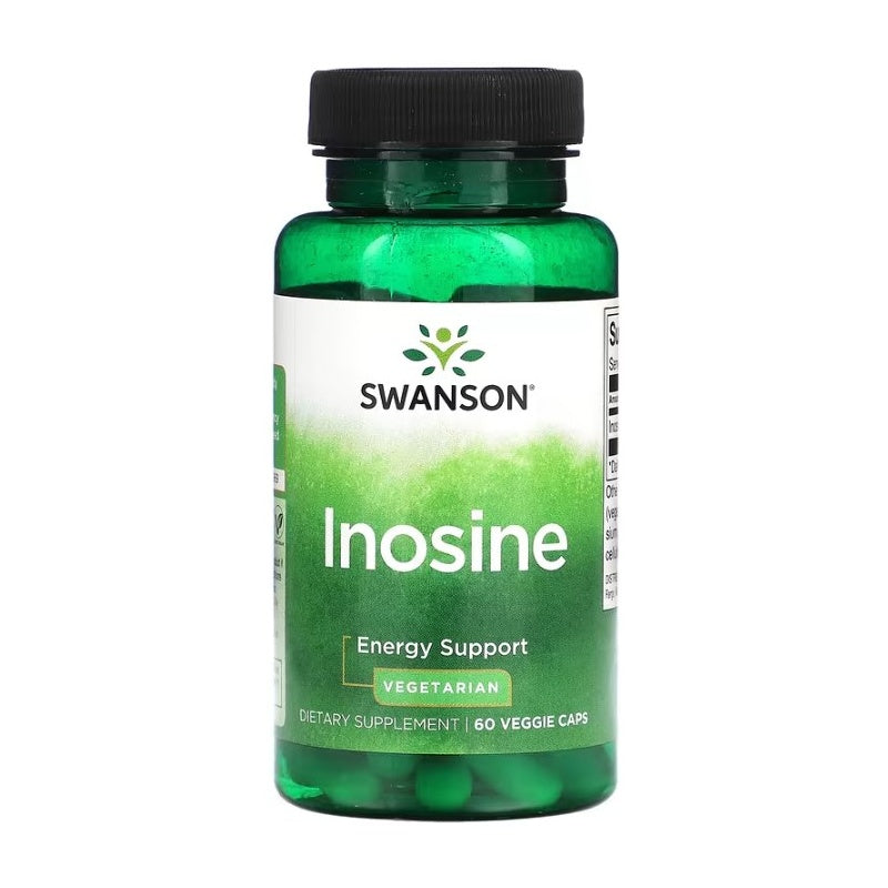 SWANSON Inosin 500 mg, 60 vegetabilske kapsler