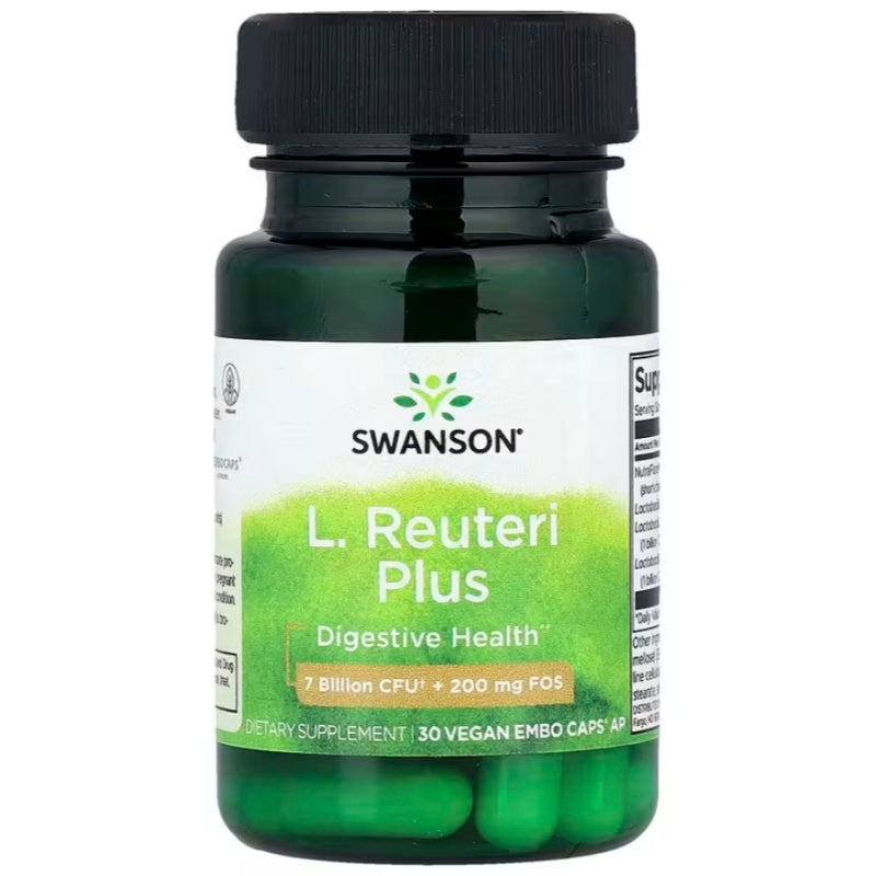 SWANSON L. Reuteri Plus 30 veganske EMBO kapsler