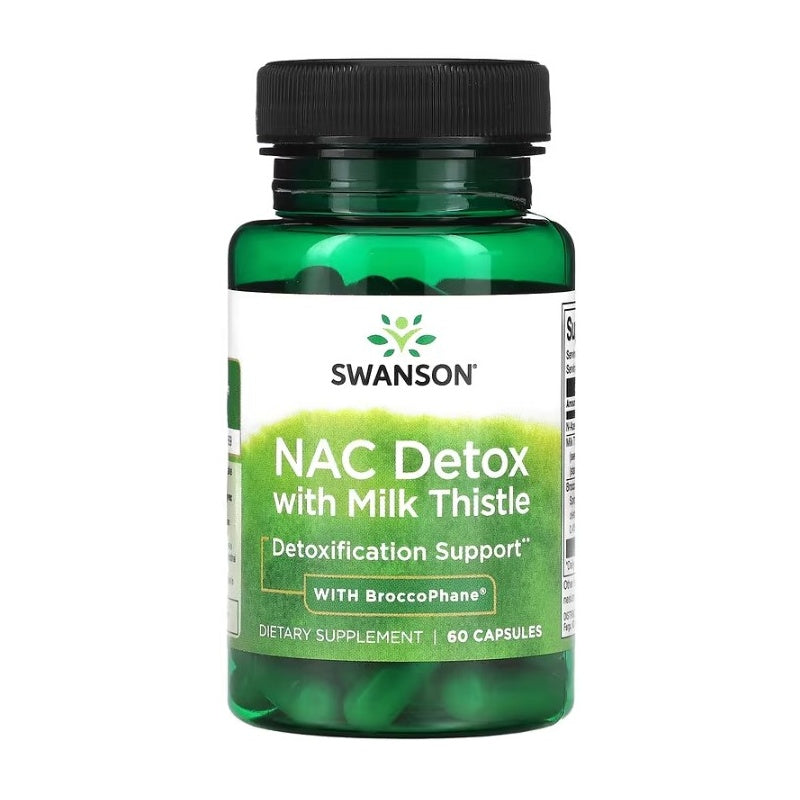 SWANSON NAC Detox With Milk Thistle 60caps