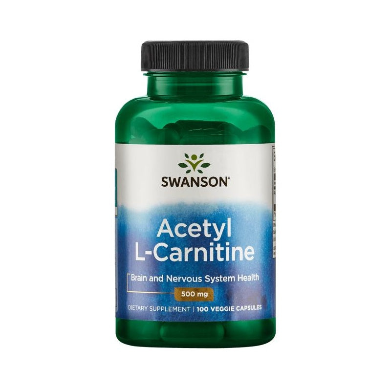 SWANSON Acetyl L-Carnitine, 500mg - 100 vcaps