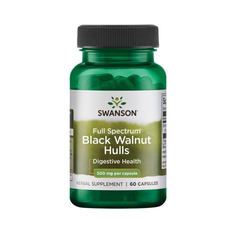 SWANSON Black Walnut Hulls 500mg - 60 caps