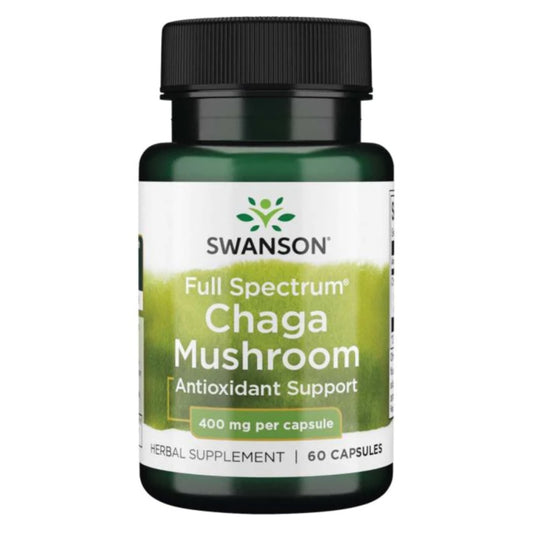 SWANSON Chaga Mushroom 400mg - 60caps