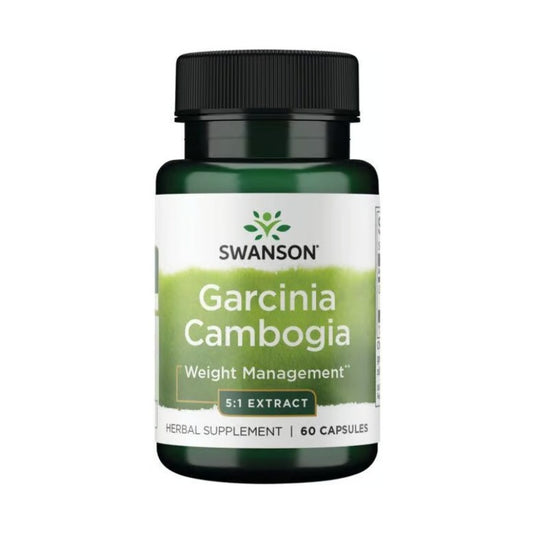 SWANSON Garcinia Cambogia 5:1 extrakt 80 mg 60 kapslar