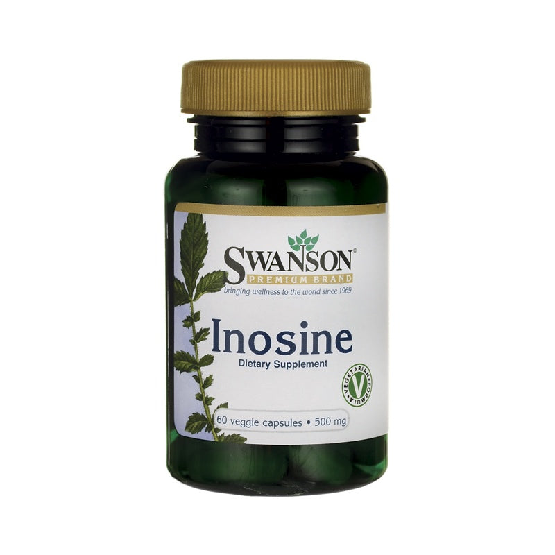 SWANSON Inosine 500mg, 60 Veg Capsules