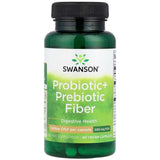 SWANSON Probiotic+ Prebiotic Fiber 500 Million CFU 60 Veggie Kapsler