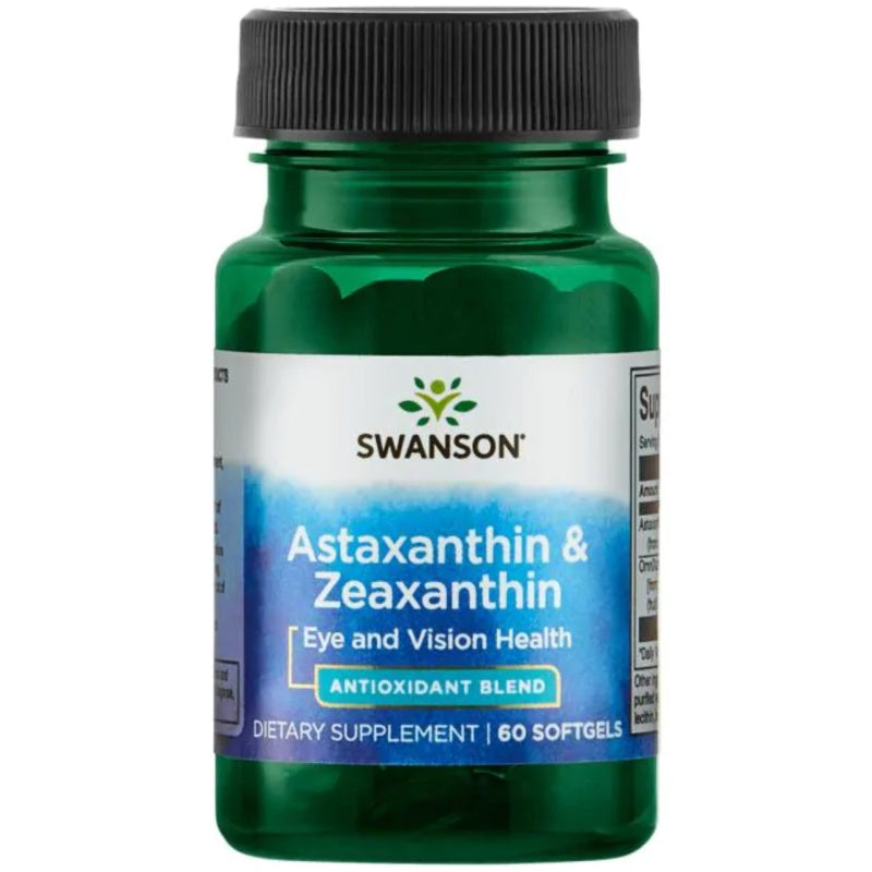 SWANSON Astaxanthin & Zeaxanthin - 60 softgels