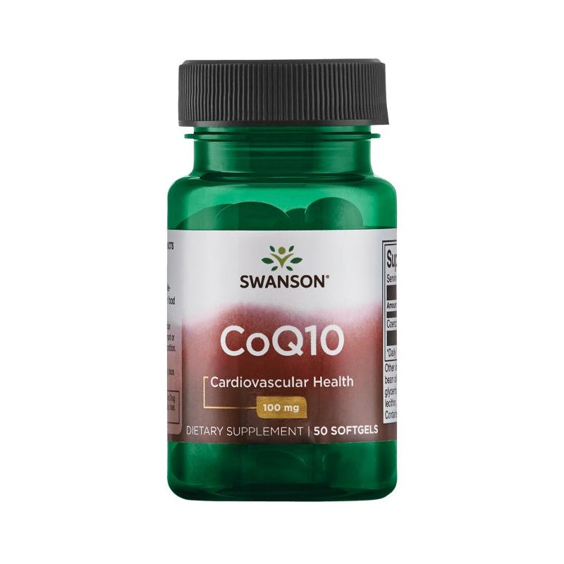 SWANSON CoQ10, 100mg - 50 softgels (Koenzym)
