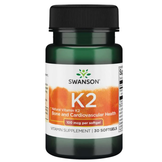 SWANSON K2-vitamin 100 mcg - 30 softgels