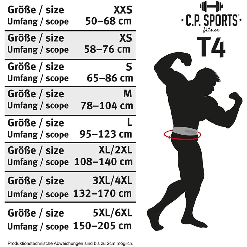 CP SPORTS Weight Lifting belt Leather (BROWN) T4