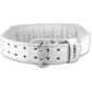 CP SPORTS Læderbælte HVID (Sort) T6