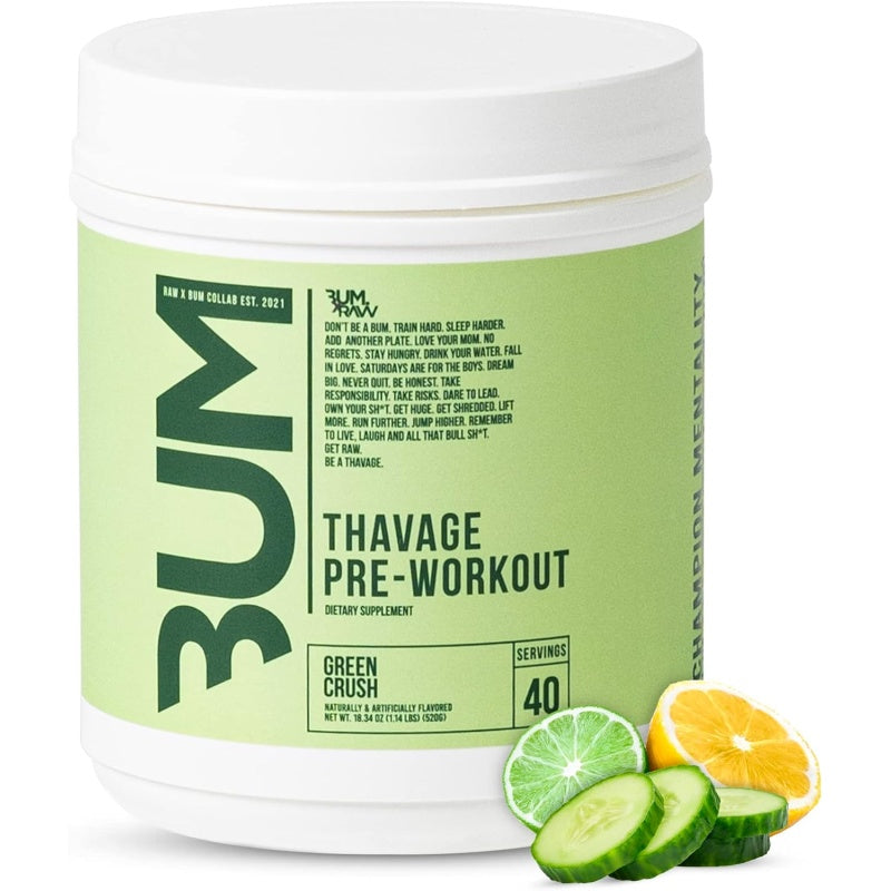 Raw Nutrition(CBUM) Thavage 518g 5 Peat (Red Gummy)