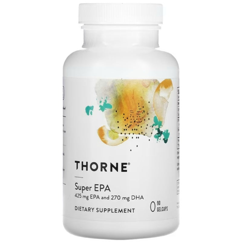 Thorne Research Super EPA (425 mg EPA 270 mg DHA) 90 kapsler