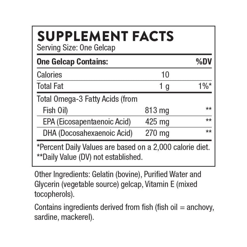 Thorne Research Super EPA (425mg EPA 270mg DHA) 90 caps