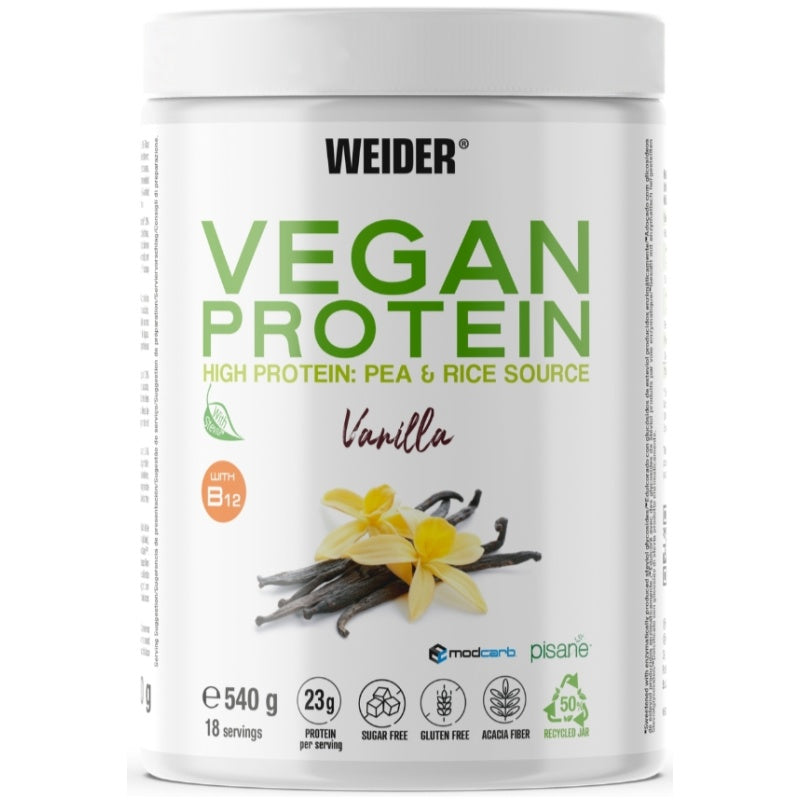 WEIDER Vegan Protein 540 gram Brownie Chocolate