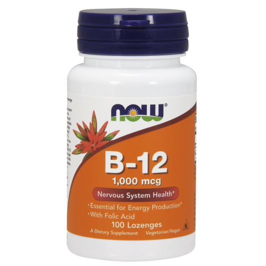 NOW FOODS Vitamin B12 1000mcg - 100 sugetabletter